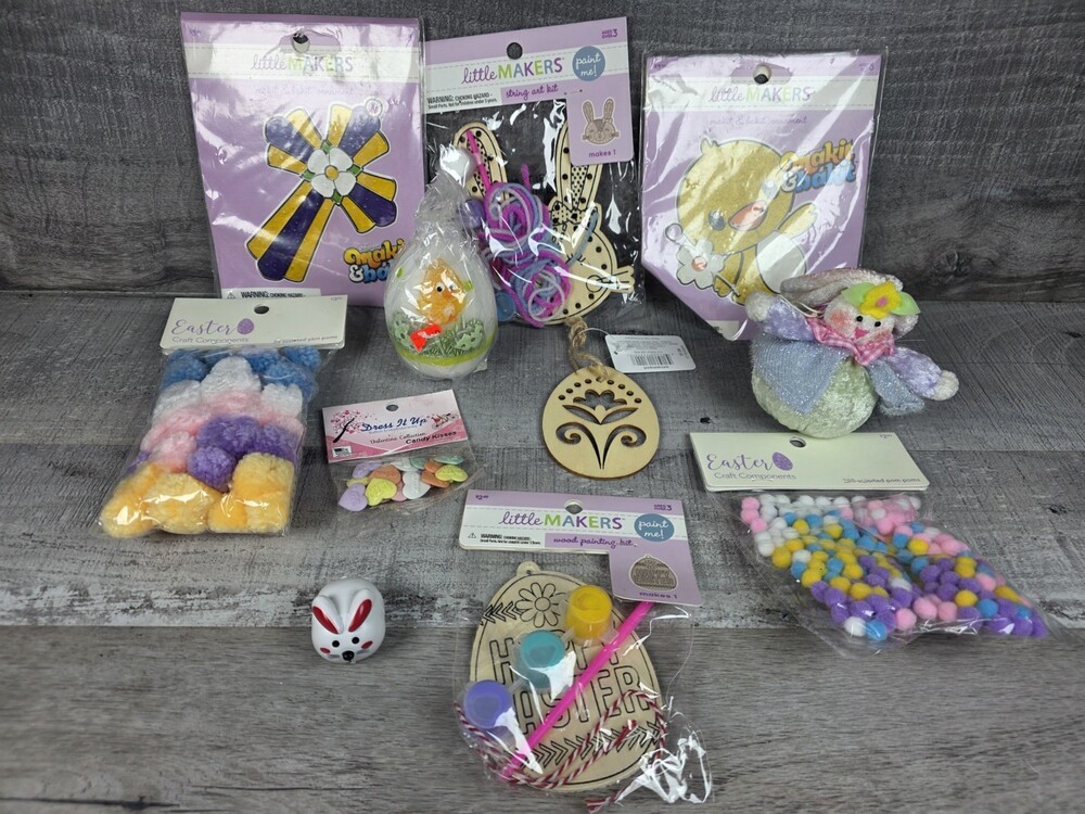 Easter Kids Crafting Lot Junk Journal Spring Cross Religious Little Makers b215